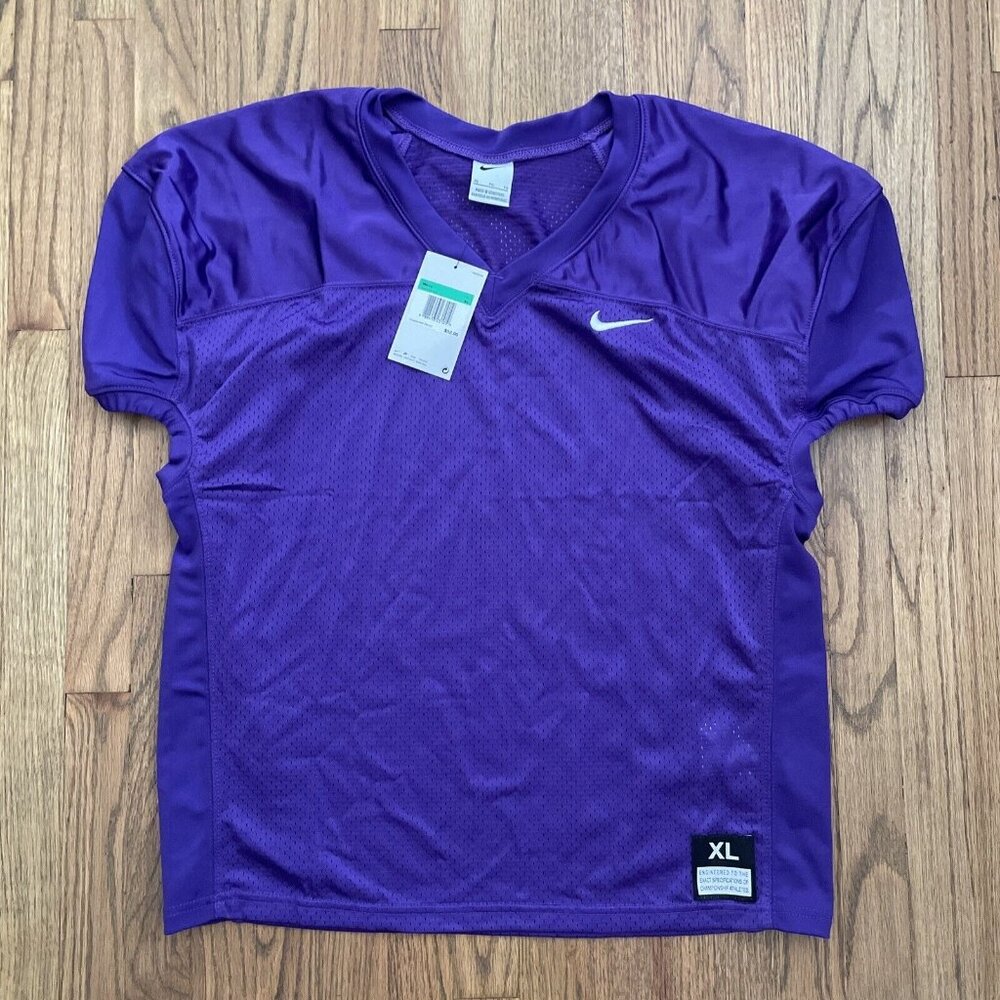 Nike Vapor Varsity Football Practice Mesh Purple Jersey Men's XL 908729-545 NEW